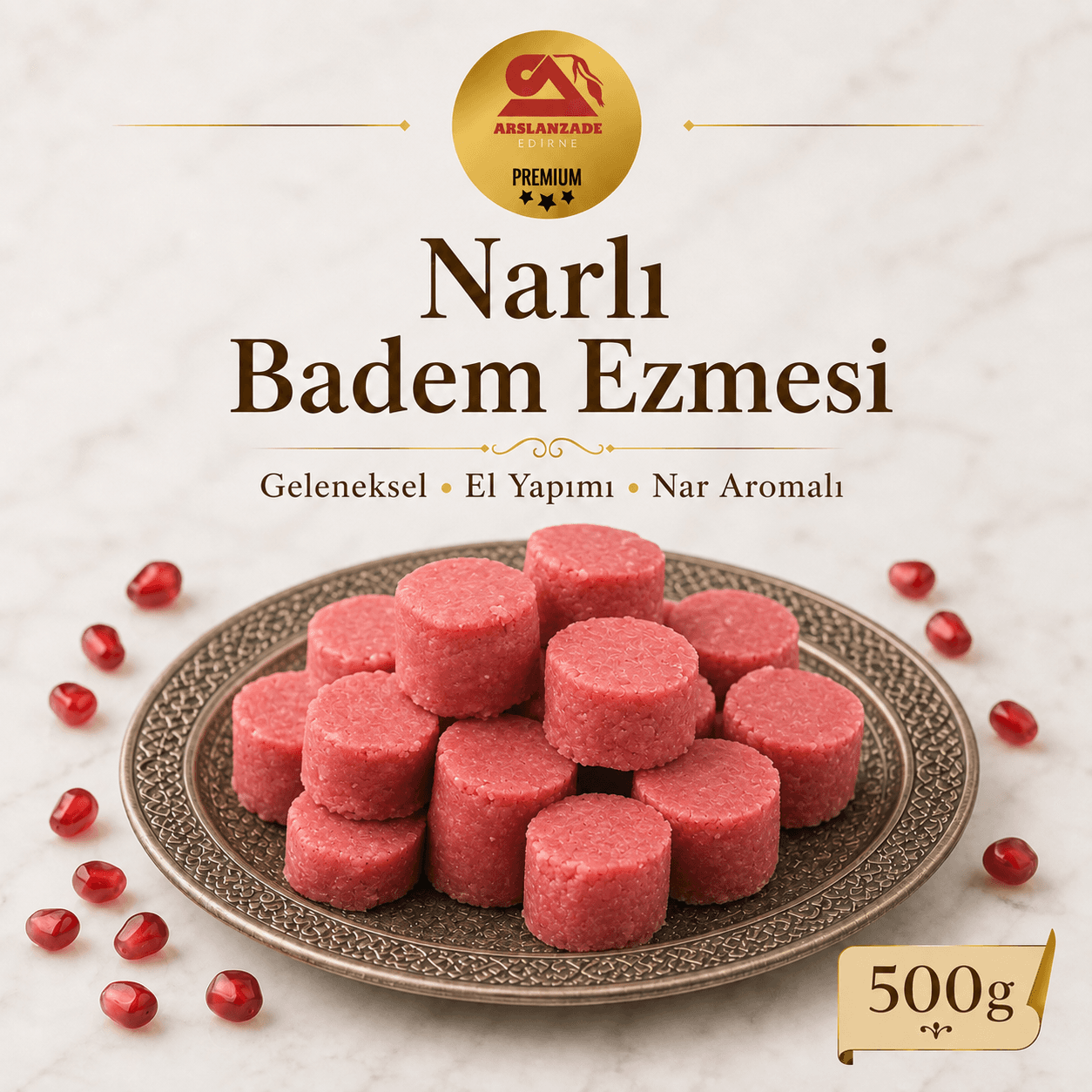 Narlı Badem Ezmesi 500g